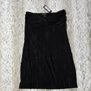 pretty little thing black tube top mini dress US 10 medium